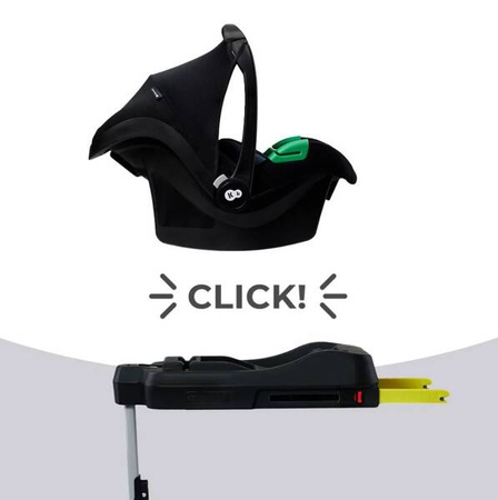 Kinderkraft Mink Pro I-Size Fotelik Samochodowy 0-13kg Szary