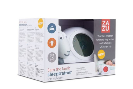 Zazu Sam Trener Snu i Budzik Dla Dziecka Szary