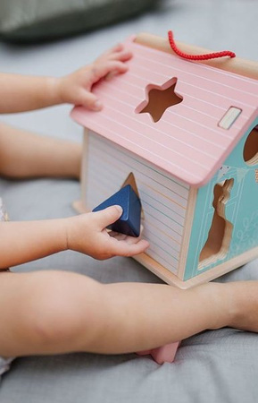 Janod Sorter Kształtów Domek Żyrafka Sophie