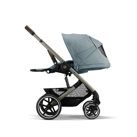 Cybex Balios S Lux Wózek Głęboko-Spacerowy Sky Blue 2023 Rama Taupe