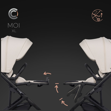 Cavoe Moi XL Wózek Spacerowy Ecru