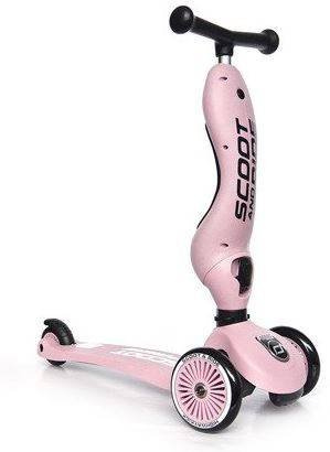 Scootandride Highwaykick 1 2w1 Jeździk i Hulajnoga 1-5 lat + Kask XXS-S Dla Dzieci 1-5 Lat Rose