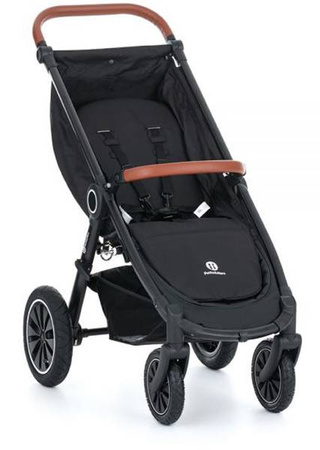 Petite&Mars Street+ Air Wózek Spacerowy Stelaż Oak z Osłoną na Nóżki + Budka Shadow Grey