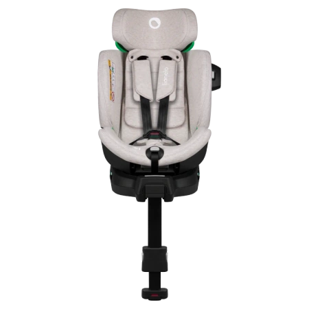 Lionelo Harmony i-Size - obrotowy fotelik samochodowy 0-36 kg | Beige Sand Bamboo
