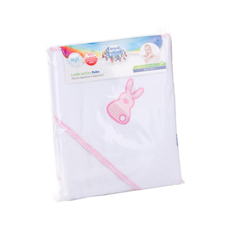 Canpol Babies Okrycie Kąpielowe Dla Niemowląt z Kapturkiem 80x95cm 26/300Mix