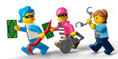 Lego City Klocki Policyjny Pościg za Furgonetką z Lodami 60314