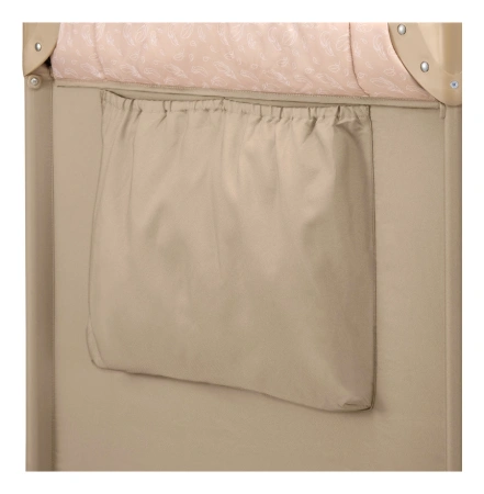 Lionelo Jasmin łóżeczko turystyczne Easy Fold Beige Sand