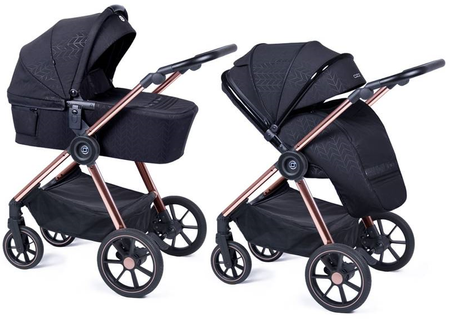 Zokky Ozz Wózek Głęboko-Spacerowy 2w1 Soft Black