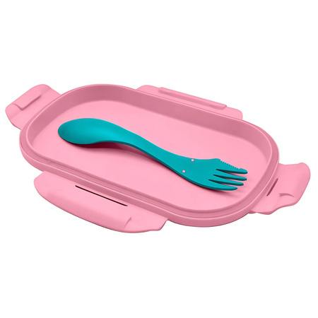 Kids Euroswan Lunchbox Ze Sztućcami - Koci Domek Gabi