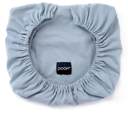 Poofi Prześcieradło do Wózka Organic Dusty Blue PF 648