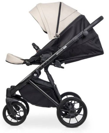 Riko Brano Pro Wózek Głęboko-Spacerowy 2w1 Sand