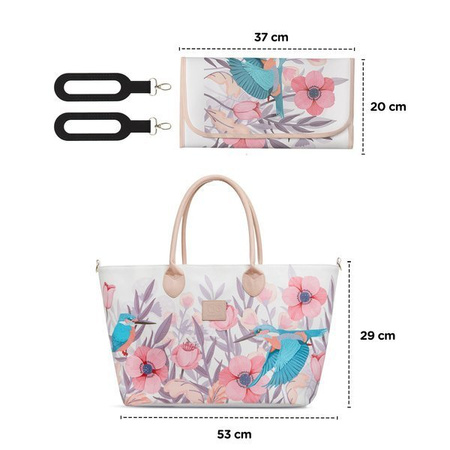 Kinderkraft Mommy Bag Torba Dla Mamy Bird Freedom
