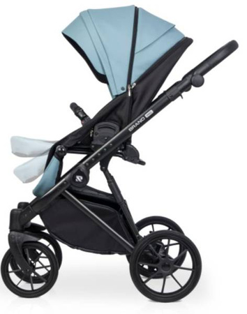 Riko Brano Pro Wózek Głęboko-Spacerowy 2w1 Crystal Blue