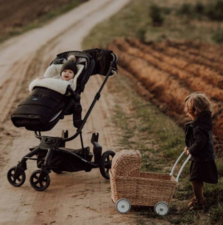 Zaffiro iGrow 2.0 Śpiworek Do Wózka Wełna Czarny