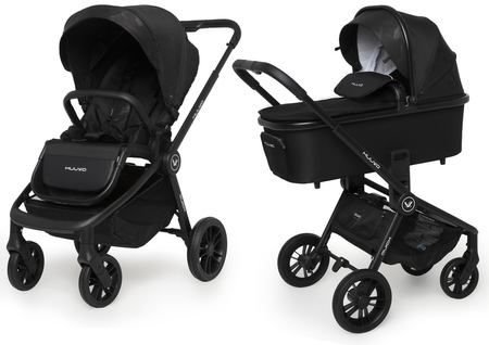 Muuvo Quick 2023 Wózek Głęboko-Spacerowy Raven Black