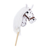 Hoppihorse Koń na Kiju Hobby Horse A3 Biały 66cm