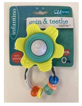 Infantino Grzechotka Kwiatek Róż