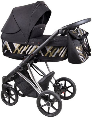 Coletto Craft Wózek Głęboko-Spacerowy 2w1 C-06 Czarna Rama