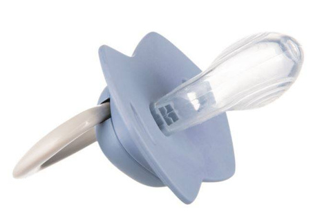 Canpol Babies Smoczek Silikonowy Symetryczny Pure Color 18m+ 2szt. 22/657_blu Blue