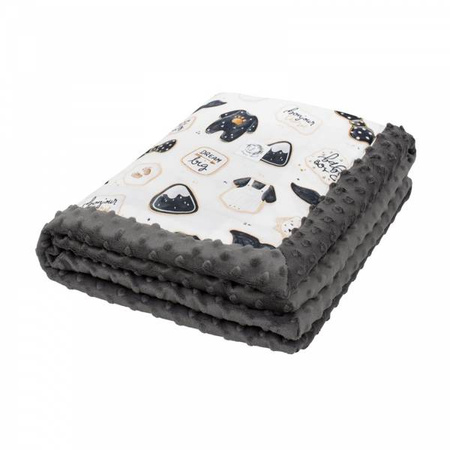 Bonjour Cherie Kocyk Niemowlaka z Minky 65x75 cm Little Man