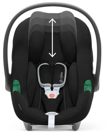 Cybex Aton B2 i-Size Fotelik Samochodowy 0-13kg + Baza One Volcano Black + Tapicerka Letnia White