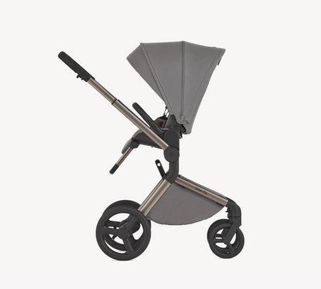 Anex Flo Wózek Głęboko-Spacerowy Charm + Cybex Aton B2 i-Size Fotelik Samochodowy 0-13kg + Baza One Volcano Black