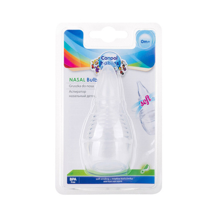 Canpol Silikonowa gruszka do nosa 56/154