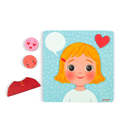 Janod Magnetyczna układanka Emocje