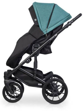 Riko Nuno Pro Wózek Głęboko-Spacerowy 2w1 z Miękką Gondolą Lagoon