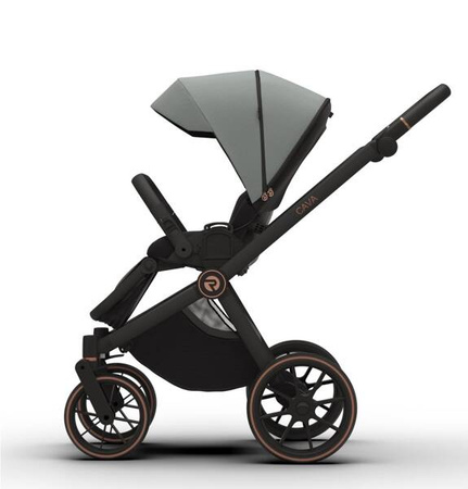 Riko Cava Wózek Głęboko-Spacerowy 12 Sage