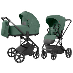 Carrello Alfa CRL-6522 Wózek Głęboko-Spacerowy 2w1 Meadow Green