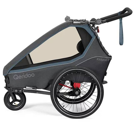 Qeridoo Kidgoo1 Przyczepka Rowerowa Navy Blue