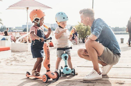 Scootandride Highwaykick 1 2w1 Jeździk i Hulajnoga 1-5 Lat + Plecak Peach