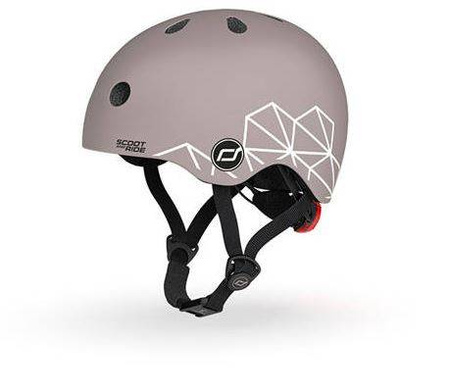 Scootandride Kask XXS-S Dla dzieci 1-5 Lat Brown Lines