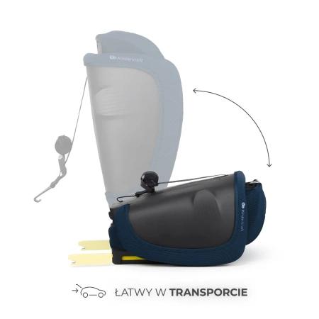 Kinderkraft FIX2GO Fotelik Samochodowy 9-36 kg Niebieski