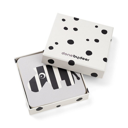 Done by Deer Karty Kontrastowe Dla Niemowlaka Elphee 10szt.