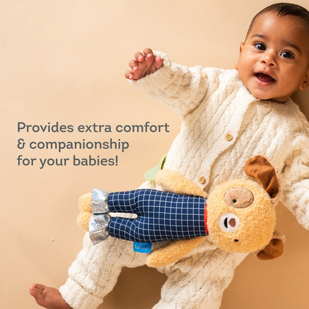 Taf Toys Pluszowy Pies Daniel – miękka przytulanka z gryzakiem dla niemowląt