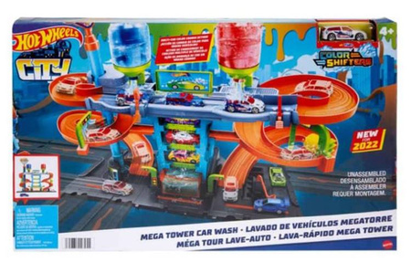 Hot Wheels City Zakręcona Megamyjnia HDP05