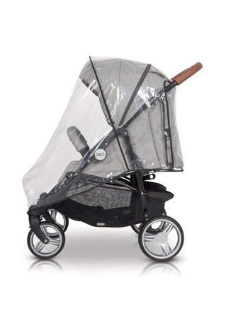 Easy Go Domino Wózek Bliźniaczy Latte