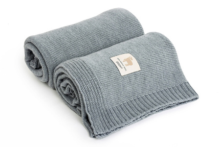 Poofi Kyoto Kocyk Merino Szary