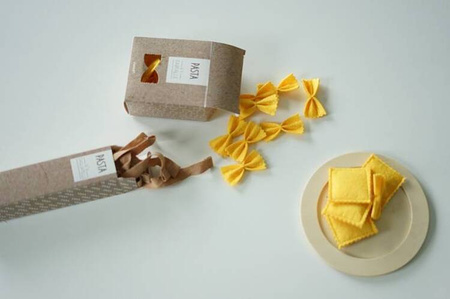 Janod Filcowy Zestaw Makaronów Z Akcesoriami Do Przyrządzania Włoskiej Pasty 3+