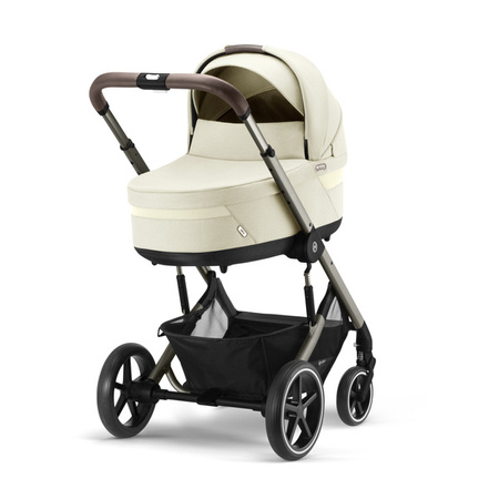 Cybex Balios S Lux Wózek Głęboko-Spacerowy Seashell Beige 2023 Rama Taupe