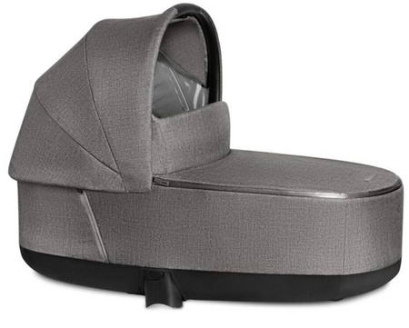 Cybex e-Priam 3.0 Rama ze Stelażem Siedziska + Gondola Wózek Głęboki Manhattan Grey Plus