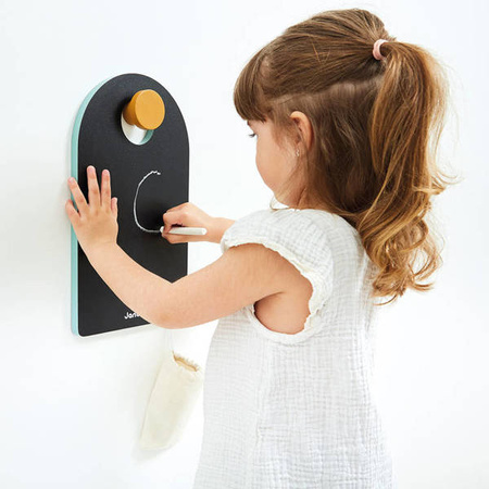 Janod Przenośna Dwustronna Tablica z Akcesoriami 3+