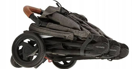 Valco Trend Duo Tailor Made Wózek Spacerowy Bliźniaczy Charcoal
