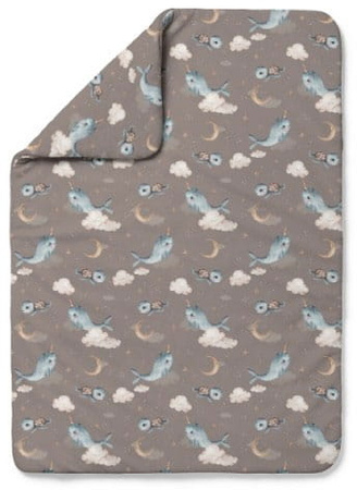 Waldin Kołdra Bambusowa 100x75 Wieloryb Brązowy