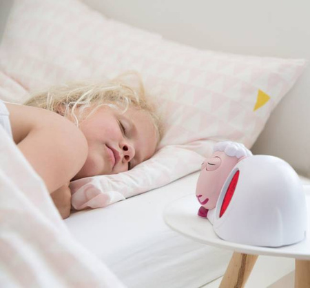 Zazu Sam Trener Snu i Budzik Dla Dziecka Lilia/Róż