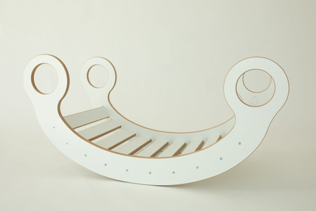 GUGI Bujak Montessori XL Drewniany + Ścianka Wspinaczkowa / Zjeżdzalnia