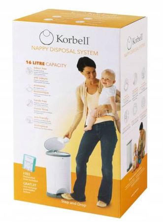 Korbell Plus 26L-Pojemnik na zużyte pieluchy