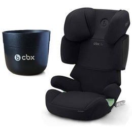 Cybex Solution X I-Fix Fotelik Samochodowy 15-50 kg Pure Black + Cybex Uchwyt na Kubek Black